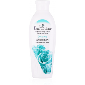 ENCHANTEUR GORGEOUS PERFUMED BODY LOTION SATIN SMOOTH WITH ALOE VERA & OLIVE BUTTER 100 ML
